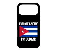 I'm Not Angry Cuban Cuba Flag Cuban-American Case for iPhone 17 Pro Max