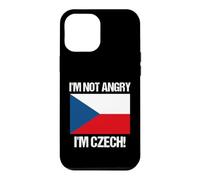 I'm Not Angry Czech Republic Flag Czech-American Case for iPhone 12 Pro Max