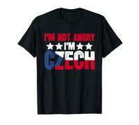 I'm not angry I'm czech Quote for a Proud Czech T-Shirt