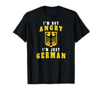 I'm Not Angry I'm German Funny German Language T-shirt T-Shirt