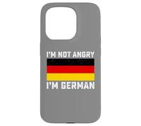 I'm Not Angry I'm German Funny Germany Flag Oktoberfest Case for iPhone 15 Pro