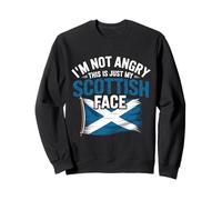 I'm Not Angry This Is Just My Scottish Face Funny Scotland Sweatshirt