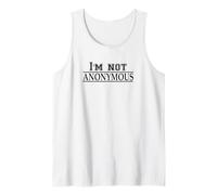 I'm Not Anonymous Alcoholics AA Narcotics NA Sober Recovery Tank Top