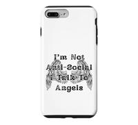 I'm Not Anti-Social I Talk to Angels Wings Case for iPhone 7 Plus/8 Plus