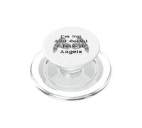 I'm Not Anti-Social I Talk to Angels Wings PopSockets PopGrip for MagSafe