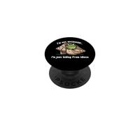 I'm Not Antisocial I’m Just Hiding From Idiots Frog Seashell PopSockets Adhesive PopGrip