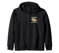 I'm Not Antisocial I’m Just Hiding From Idiots Frog Seashell Zip Hoodie