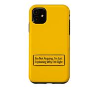 I'm Not Arguing Funny Argument Shirt Smart Gift Case for iPhone 11