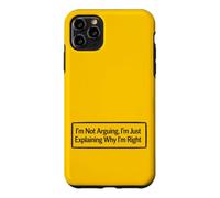 I'm Not Arguing Funny Argument Shirt Smart Gift Case for iPhone 11 Pro Max