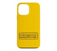 I'm Not Arguing Funny Argument Shirt Smart Gift Case for iPhone 13 Pro Max