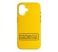 I'm Not Arguing Funny Argument Shirt Smart Gift Case for iPhone 16