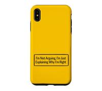 I'm Not Arguing Funny Argument Shirt Smart Gift Case for iPhone XS Max