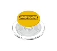 I'm Not Arguing Funny Argument Shirt Smart Gift PopSockets PopGrip for MagSafe