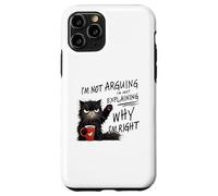 I'm Not Arguing Funny Cat Sarcasm Trending Meme Case for iPhone 11 Pro