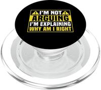 I'm Not Arguing I'm Explaining Why I'm Right PopSockets PopGrip for MagSafe