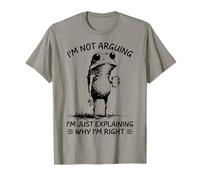 I'm Not Arguing I'm Just Explaining Why I'm Right Funny Frog T-Shirt