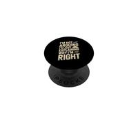 I'm Not Arguing I'm Just Explaining Why I'm Right Wolf PopSockets Adhesive PopGrip