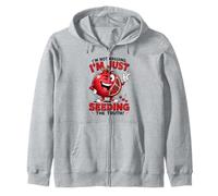Im Not Arguing Im Just Seeding Truth Funny Pomegranate Zip Hoodie