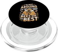 I'm Not Arguing My Bees Are The Best Beekeeper Humor PopSockets PopGrip for MagSafe