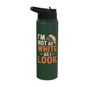 I'm Not As White As I Look Stainless Steel Insulated Water Bottle