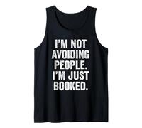I'm Not Avoiding People I'm Just Booked Funny Book Lover Mom Tank Top