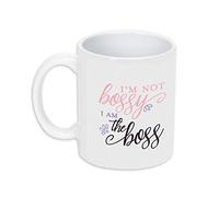 I'm Not Bossy I Am The Boss Ceramic Stoneware Coffee Mug