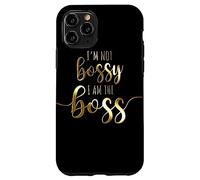 I'm Not Bossy I Am The Boss Female Success Lady Girl Boss Case for iPhone 11 Pro