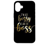 I'm Not Bossy I Am The Boss Female Success Lady Girl Boss Case for iPhone 16 Plus