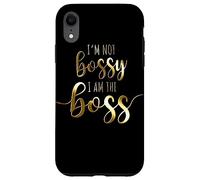 I'm Not Bossy I Am The Boss Female Success Lady Girl Boss Case for iPhone XR