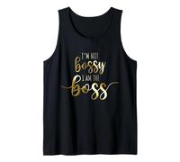 I'm Not Bossy I Am The Boss Female Success Lady Girl Boss Tank Top