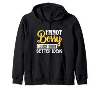 I'm Not Bossy I Just Have Better Ideas Funny Bossy Womens Zip Hoodie