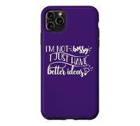I'm not bossy I just have better ideas Funny Lightbulb Meme Case for iPhone 11 Pro Max
