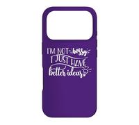 I'm not bossy I just have better ideas Funny Lightbulb Meme Case for iPhone 17 Pro