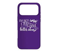 I'm not bossy I just have better ideas Funny Lightbulb Meme Case for iPhone 17 Pro Max