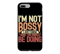 I'm Not Bossy I'm Sure What You Should Do Humorous Statement Case for iPhone 7 Plus/8 Plus