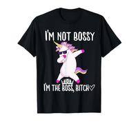 I'm Not Bossy I'm the Boss Bitch Princess Dabbing Unicorn T-Shirt