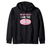 I'm not bossy im the boss for women girls Zip Hoodie