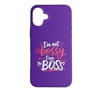 "I'm Not Bossy I'm The Boss Funny Case for iPhone 16 Plus