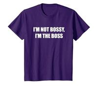 I'm Not Bossy, I'm The Boss T-Shirt, Kids, Purple, 2 Years