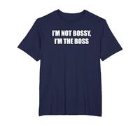 I'm Not Bossy, I'm The Boss T-Shirt, Men's Big and Tall, Navy, 2X Tall