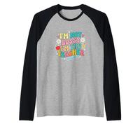 I'm Not Bossy I'm The Teacher Classroom Education Instructor Raglan Baseball Tee