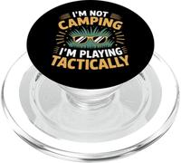 I'm Not Camping I'm Playing Tactically Gamer Strategy |- PopSockets PopGrip for MagSafe