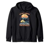 I'm Not Camping I'm Playing Tactically Gamer Strategy - Zip Hoodie