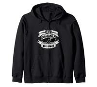 I'm Not Clumsy I'm Just Blind | Funny Visually Impaired Gift Zip Hoodie
