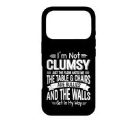 I'm Not Clumsy Just The Floor Hates Me Funny Awkward Humor Case for iPhone 17 Pro