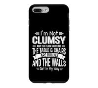 I'm Not Clumsy Just The Floor Hates Me Funny Awkward Humor Case for iPhone 7 Plus/8 Plus