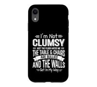 I'm Not Clumsy Just The Floor Hates Me Funny Awkward Humor Case for iPhone XR