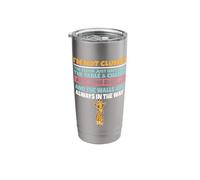 I'm Not Clumsy The Floor Hates Me Foolish Giraffe Stainless Steel Insulated Tumbler