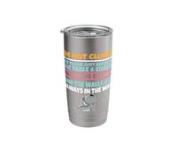 I'm Not Clumsy The Floor Hates Me Foolish Koala Stainless Steel Insulated Tumbler