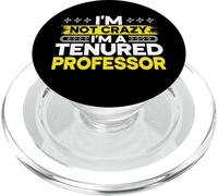 Im not crazy im a tenured Professor PopSockets PopGrip for MagSafe